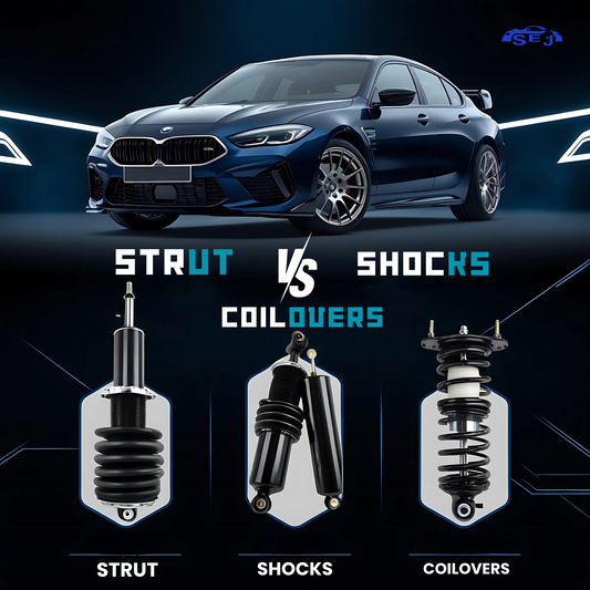 Strut vs Shock vs Coilover